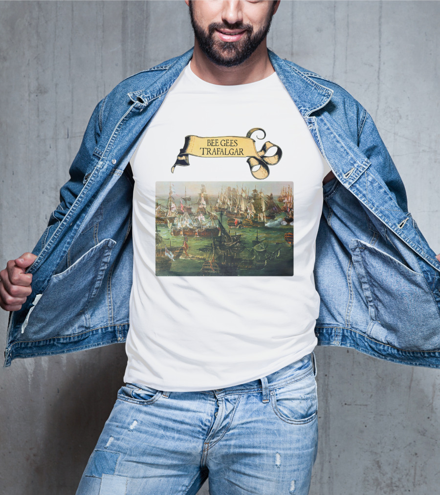 Bee Gees Trafalgar Naval Battle Scene T-Shirt