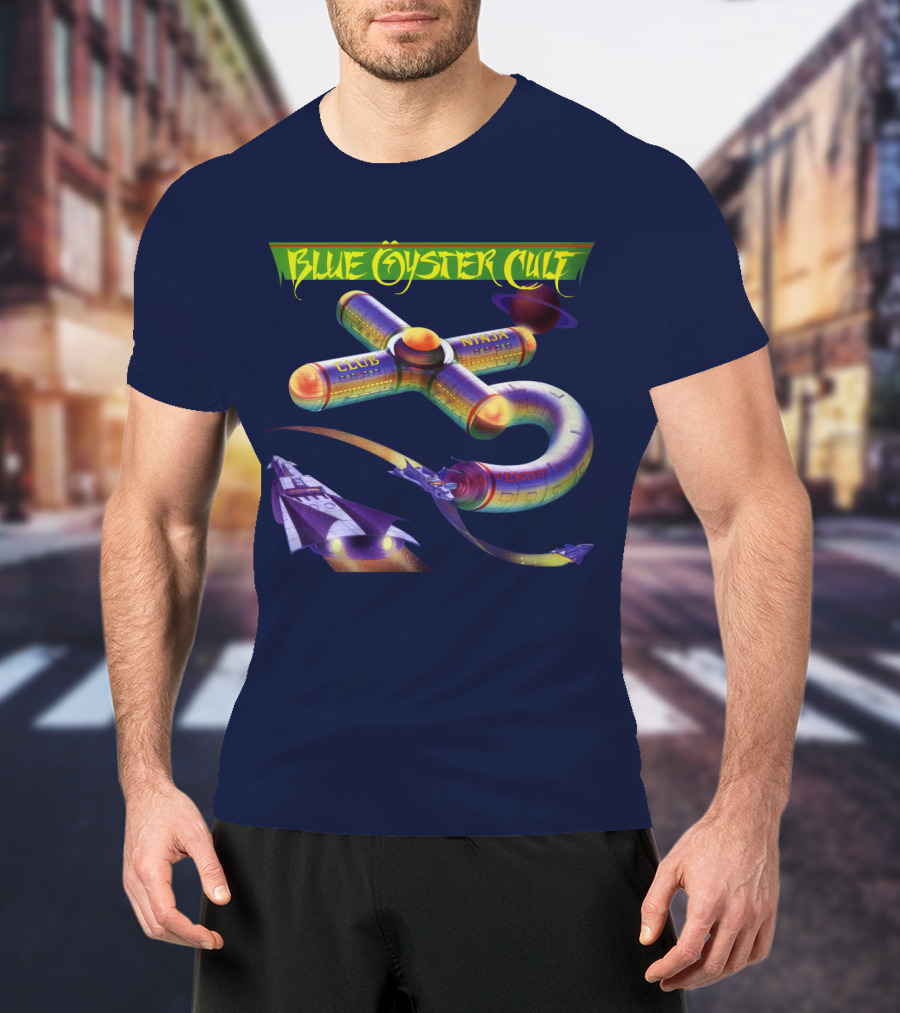 Blue Öyster Cult Club Ninja Spaceship T-Shirt