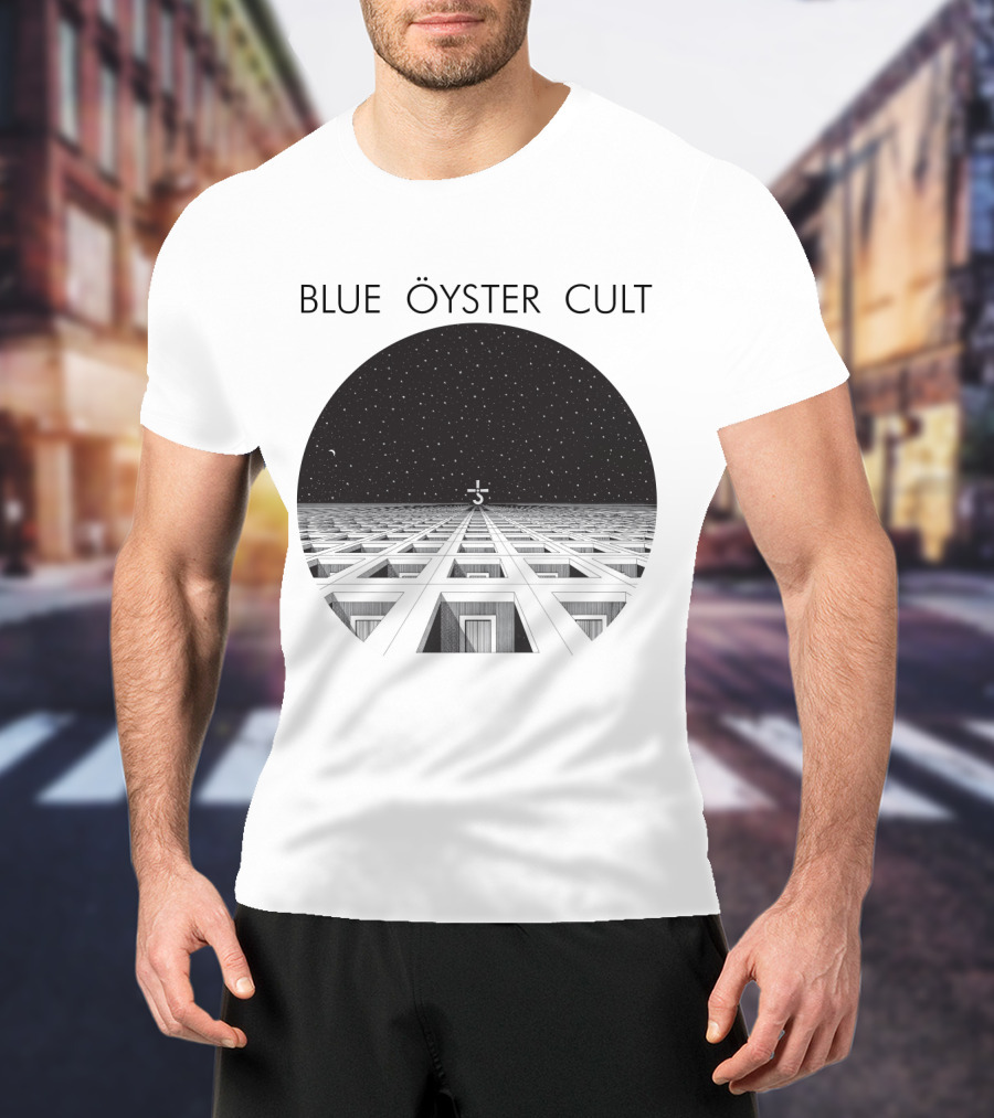 Blue Öyster Cult Imaginos Symbol Starry Night T-Shirt