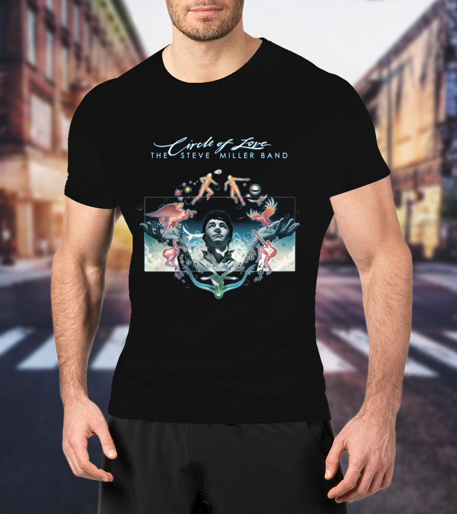 Circle Of Love The Steve Miller Band Album Cover Artwork T-Shirt