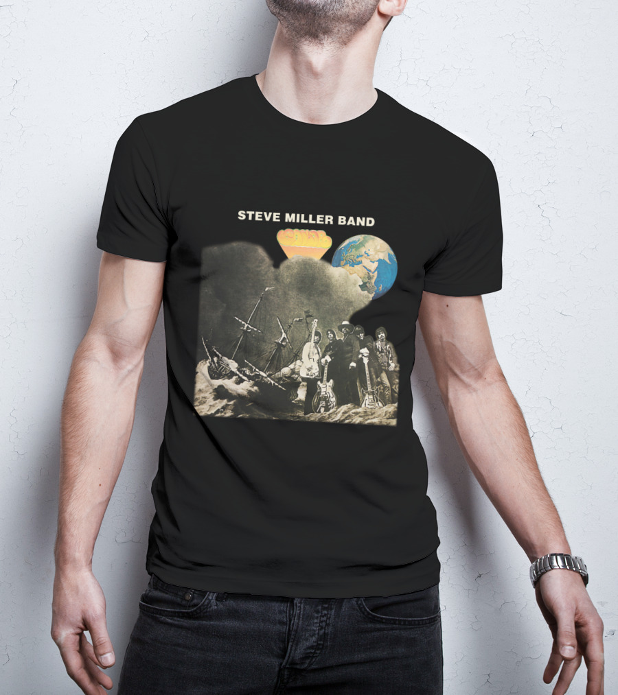 Steve Miller Band Brave New World Album Cover Art T-Shirt