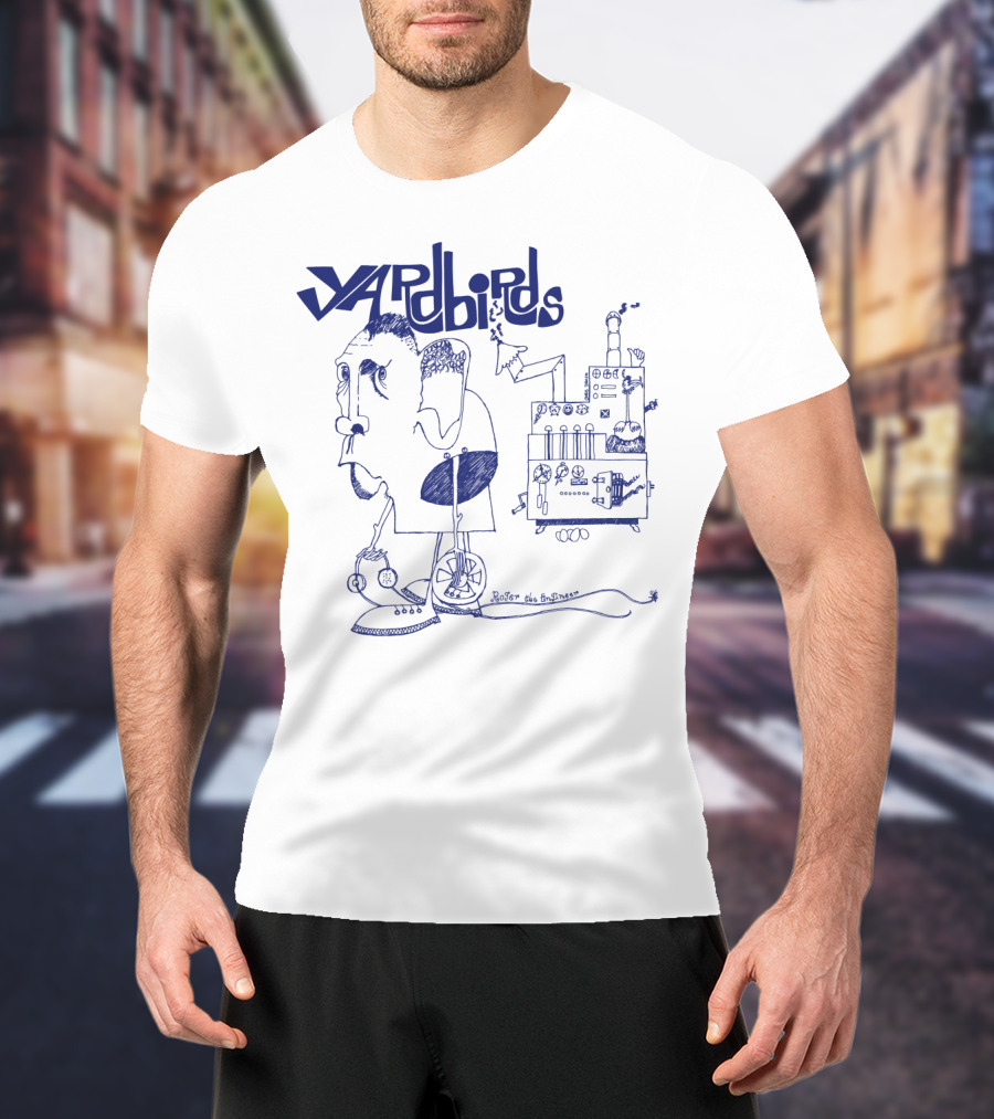 Yardbirds Poster Artwork By Roger The Engineer T-Shirt