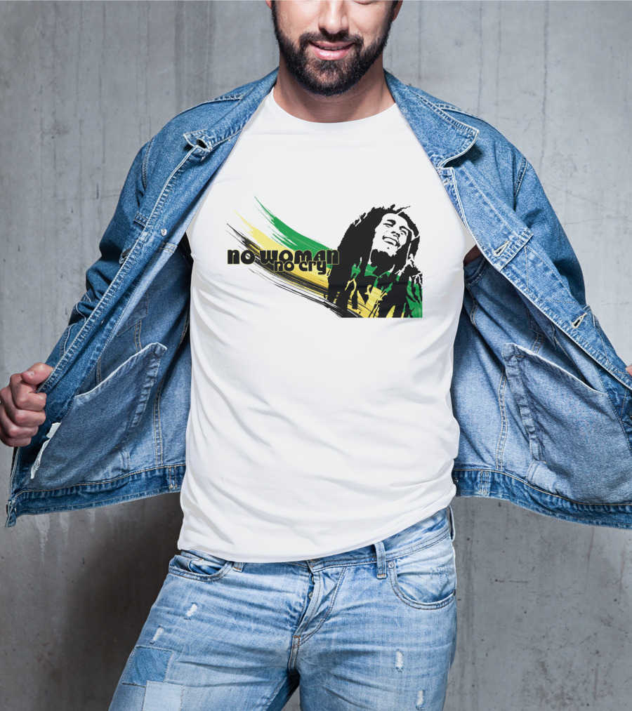 No Woman No Cry Rasta Colors T-Shirt