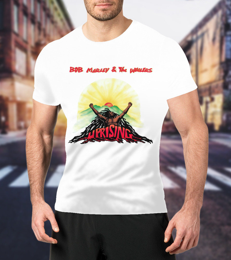 Bob Marley & The Wailers Uprising Sun Mountain Freedom T-Shirt