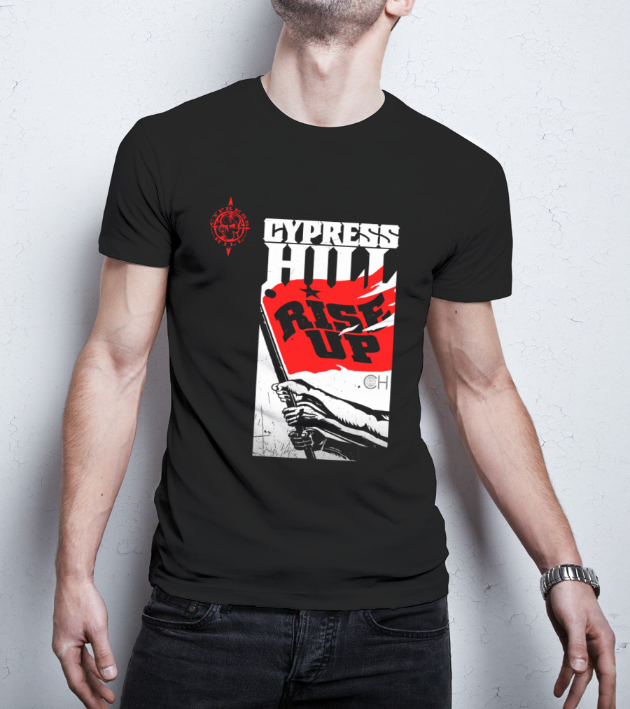 Cypress Hill Rise Up Red Flag Image Cph T-Shirt