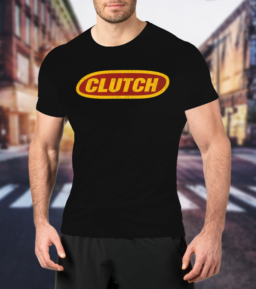 Clutch Retro Oval T-Shirt