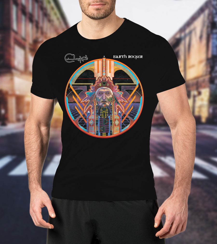 Clutch Earth Rocker Psychedelic Album Art T-Shirt