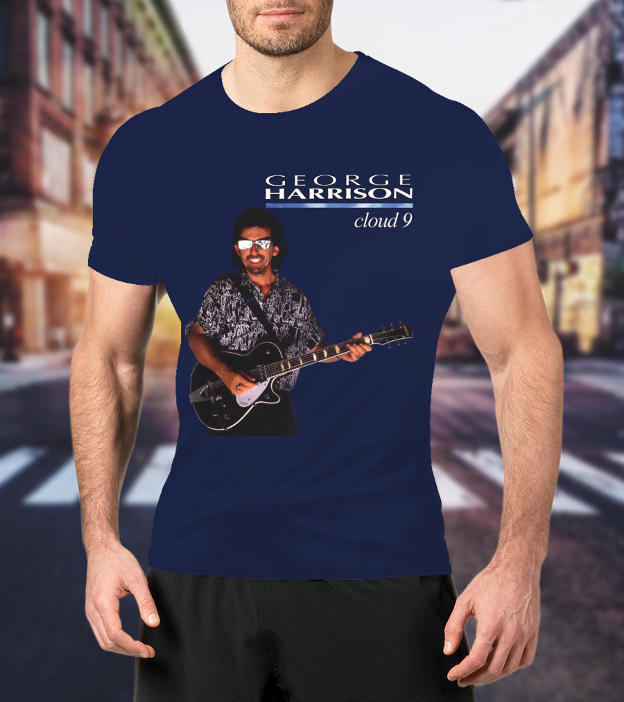 George Harrison Cloud 9 Album Art T-Shirt