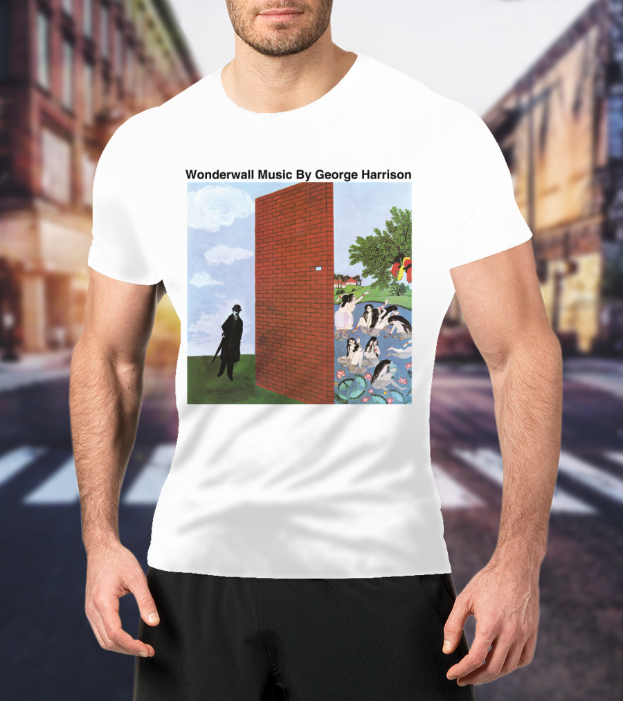 Wonderwall Music By George Harrison Album Cover T-Shirt