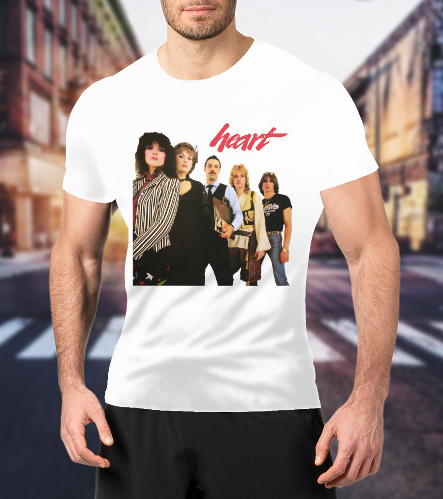 Heart Band Group Photo Lineup T-Shirt