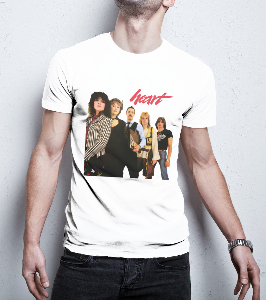 Heart Band Group Photo Lineup T-Shirt