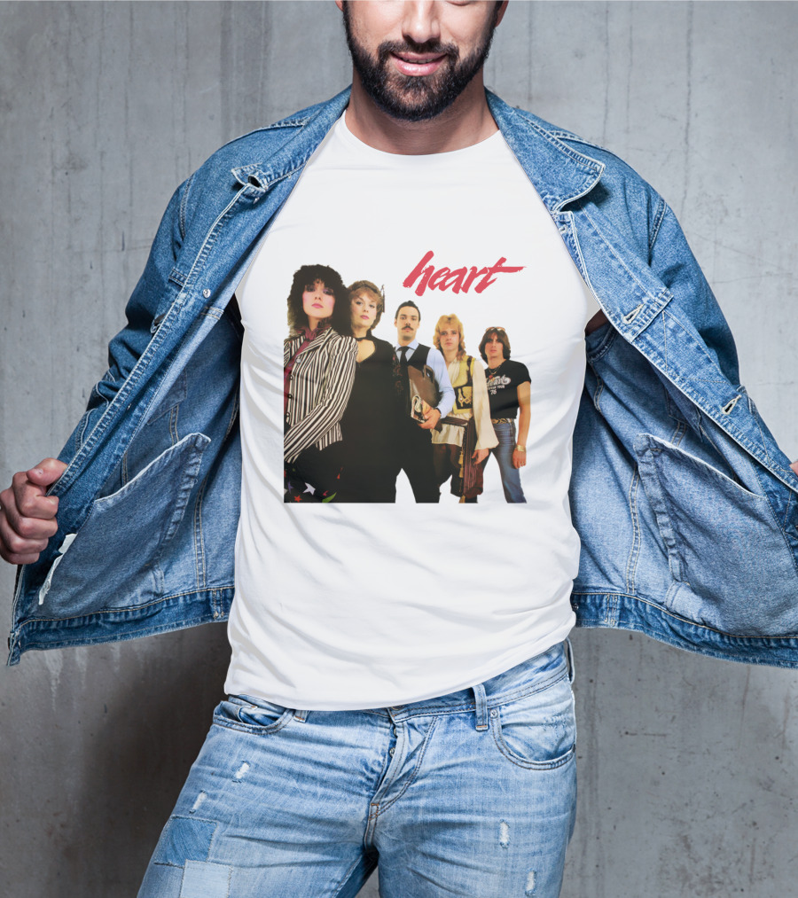 Heart Band Group Photo Lineup T-Shirt