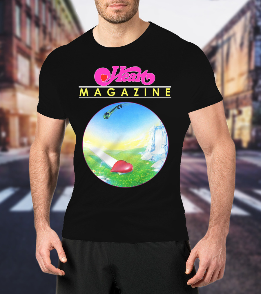 Heart Magazine 1977 Album Cover Art T-Shirt