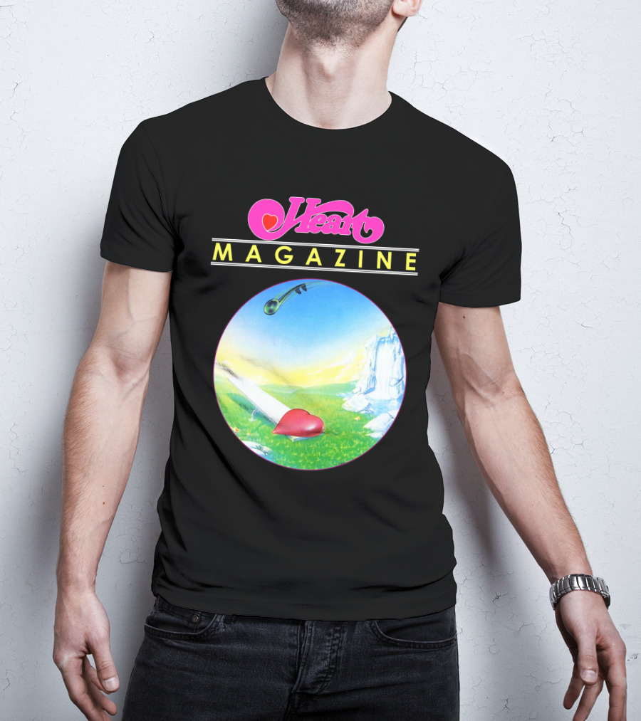 Heart Magazine 1977 Album Cover Art T-Shirt