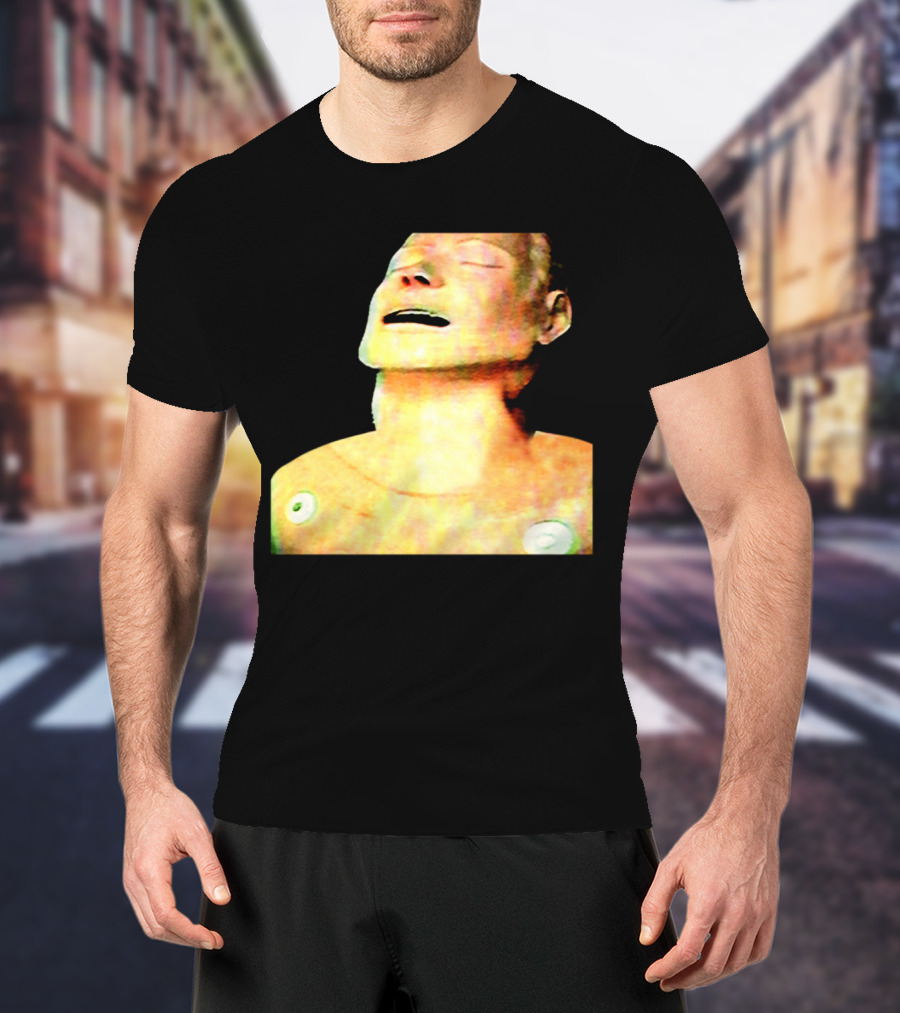 Cpr Training Manikin With Electrodes T-Shirt