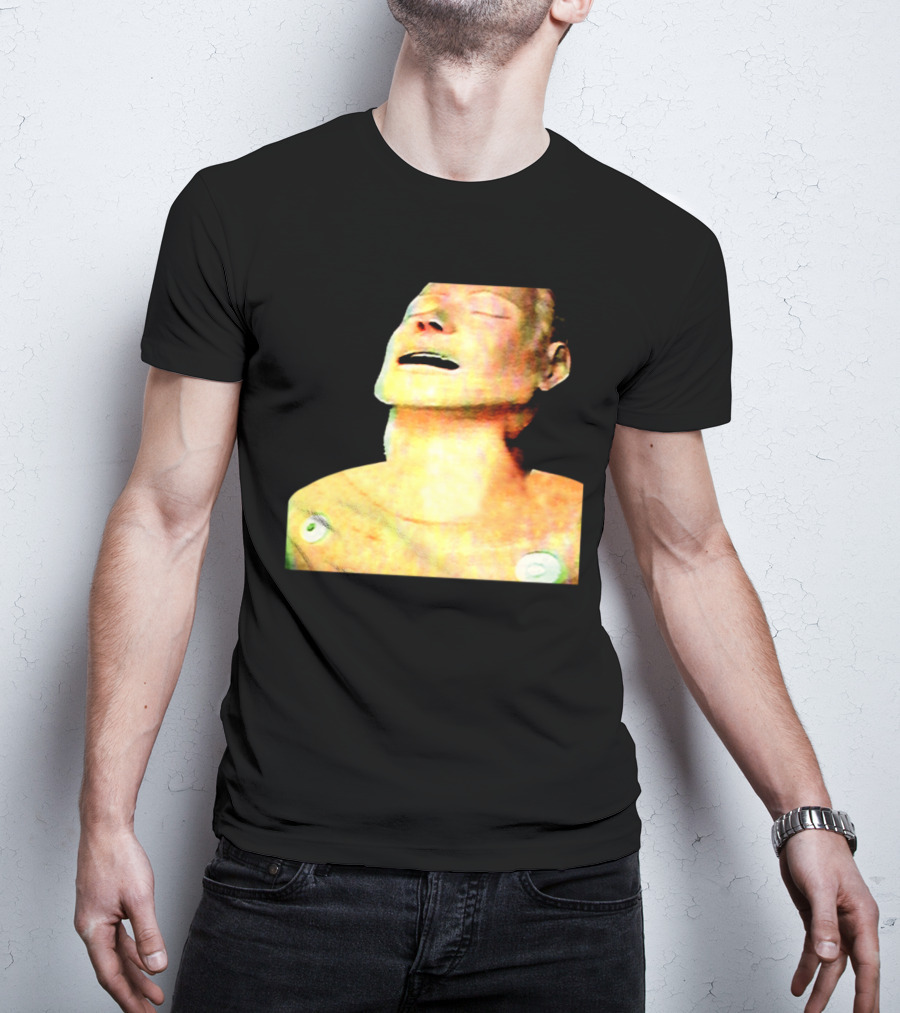 Cpr Training Manikin With Electrodes T-Shirt