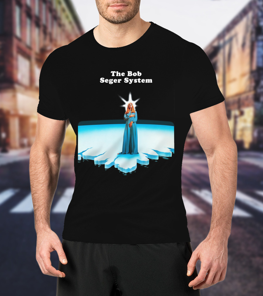 The Bob Seger System Blue Figure Radiant Island T-Shirt