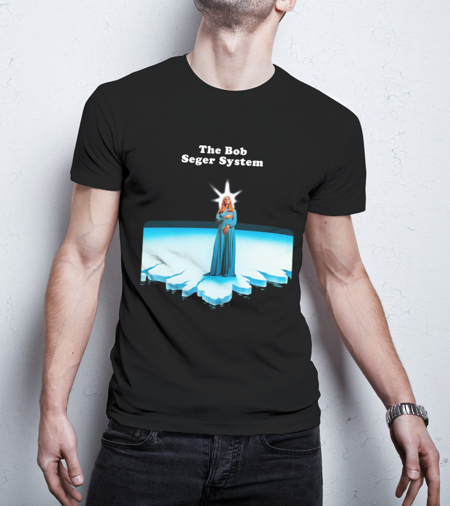 The Bob Seger System Blue Figure Radiant Island T-Shirt