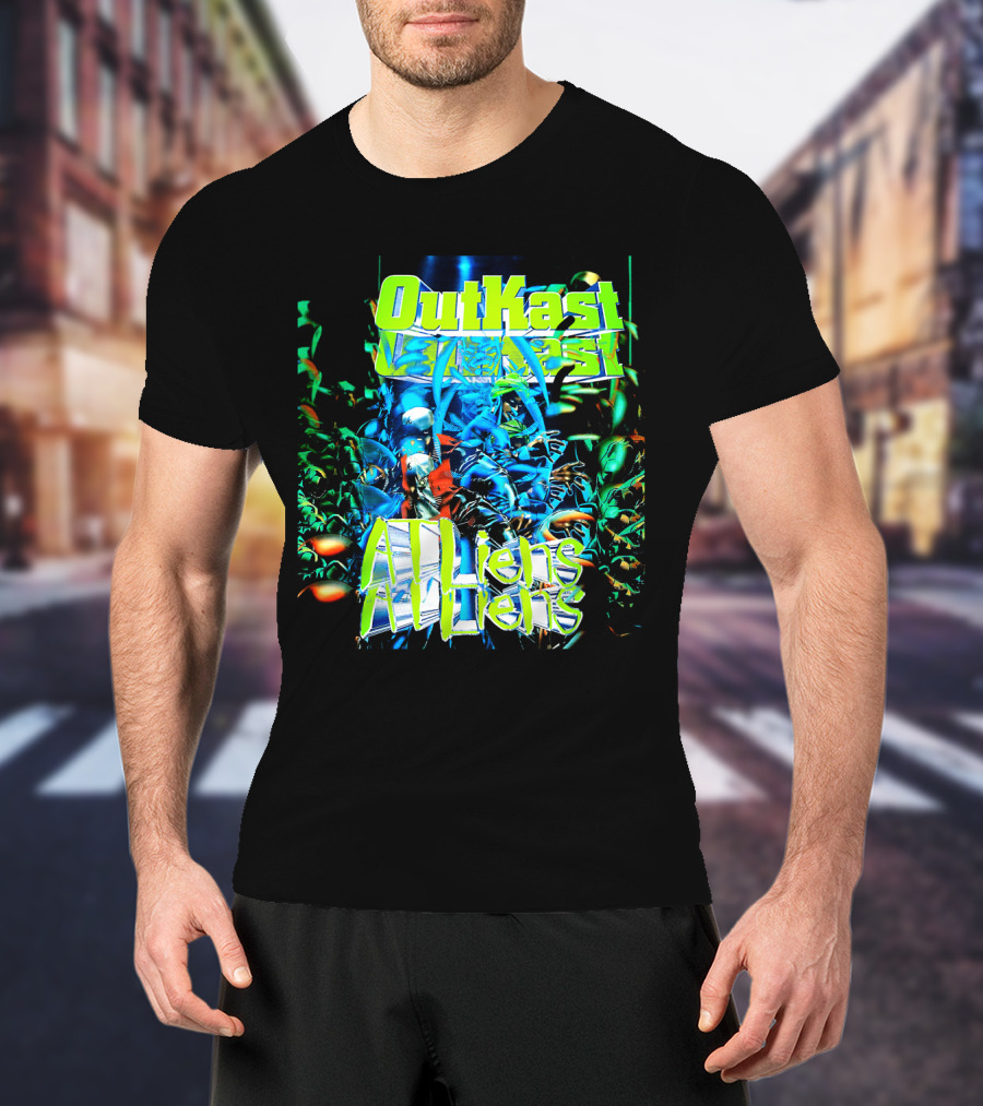 Outkast Atliens Alien Theme T-Shirt