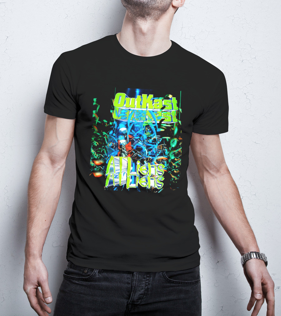 Outkast Atliens Alien Theme T-Shirt