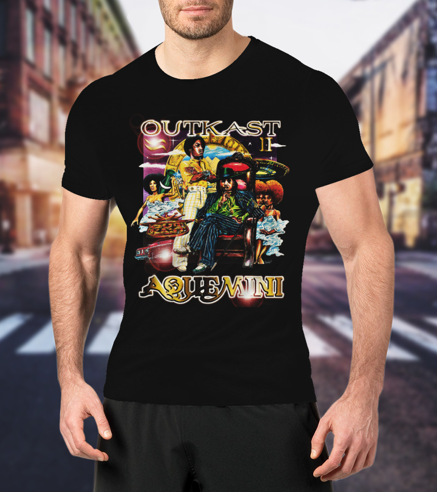 Outkast Aquemini Album Cover Art T-Shirt