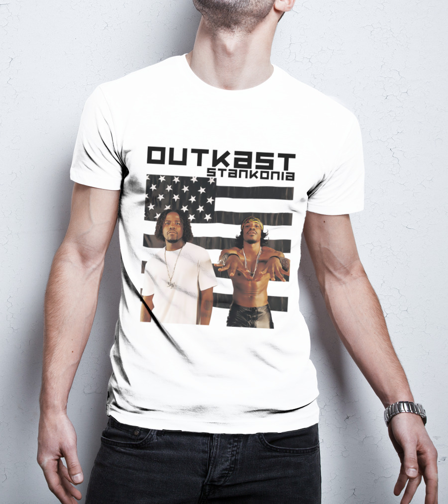 Outkast Stankonia American Flag Photo T-Shirt