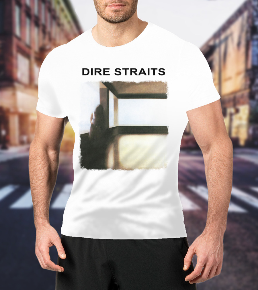 Dire Straits Album Art Minimalist Abstract T-Shirt