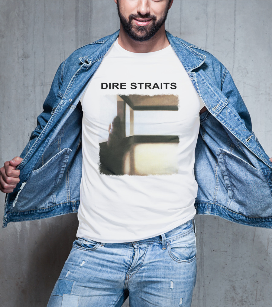 Dire Straits Album Art Minimalist Abstract T-Shirt
