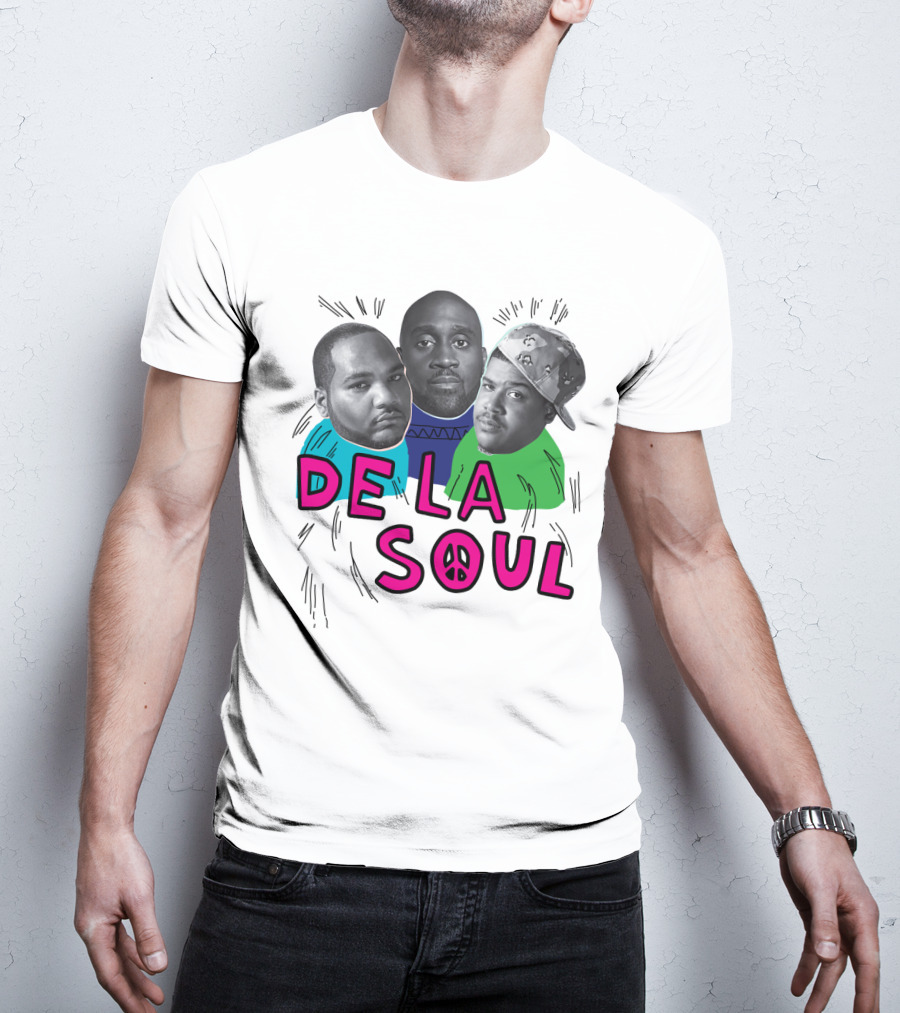 De La Soul Trio Portrait With Peace T-Shirt