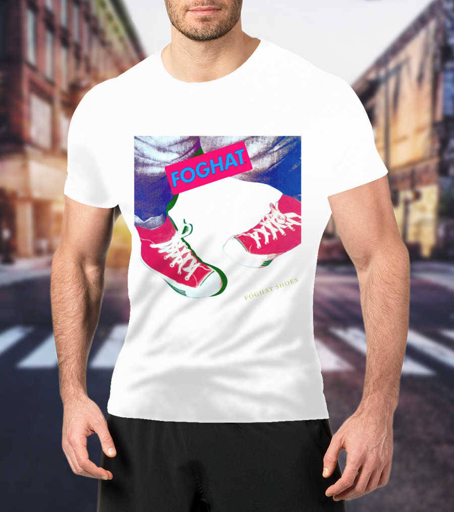 Foghat Shoes Vintage Style Retro Sneakers T-Shirt