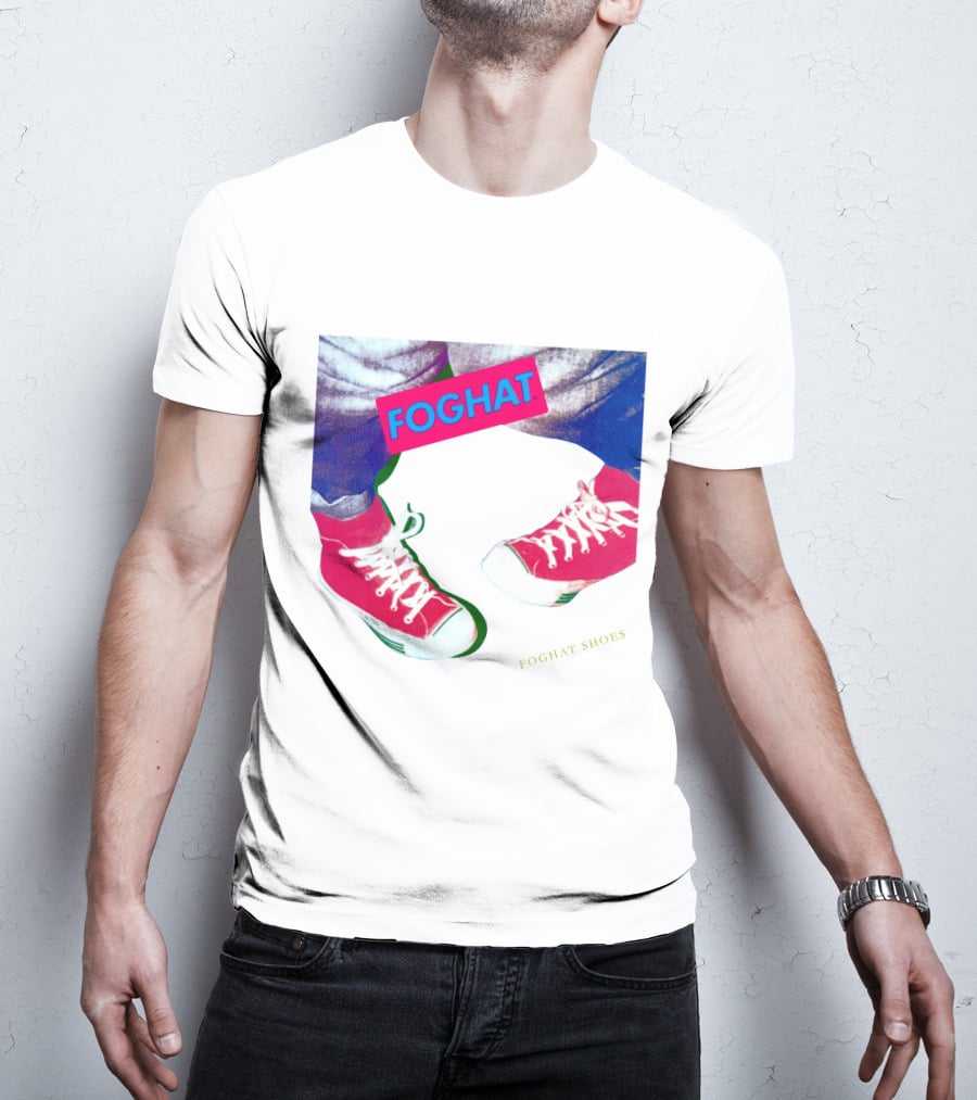 Foghat Shoes Vintage Style Retro Sneakers T-Shirt