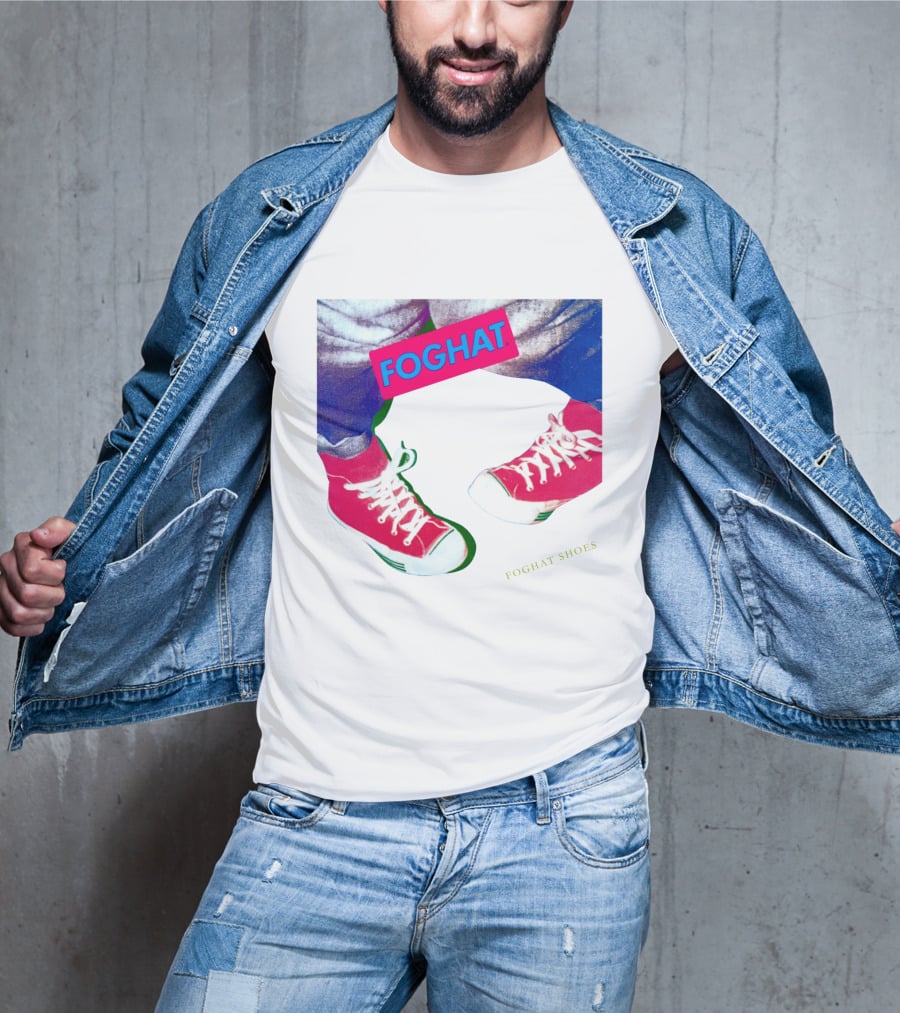 Foghat Shoes Vintage Style Retro Sneakers T-Shirt