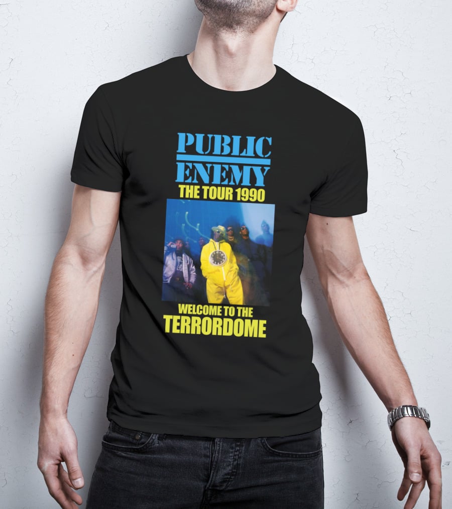 Public Enemy The Tour 1990 Welcome To The Terrordome T-Shirt