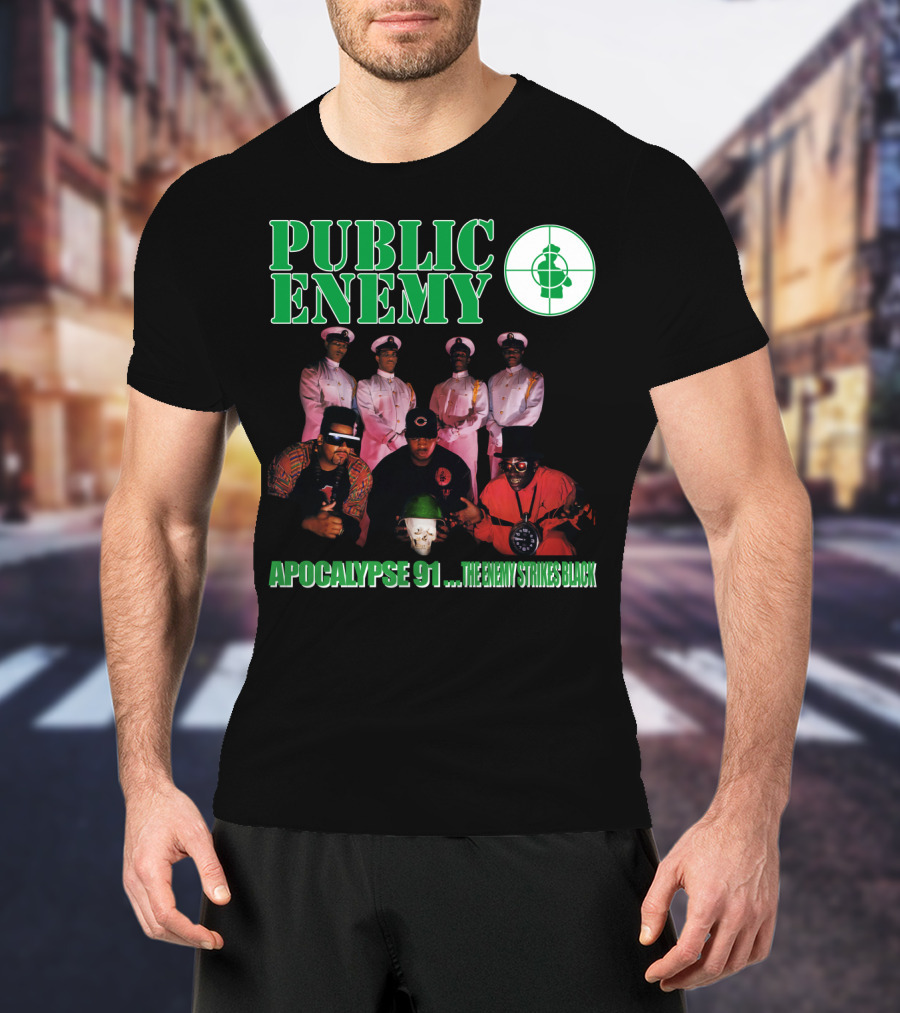 Public Enemy Apocalypse 91 The Enemy Strikes Black T-Shirt