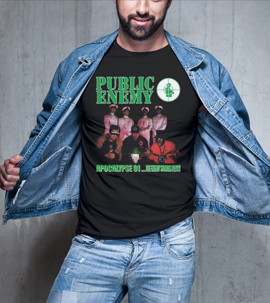 Public Enemy Apocalypse 91 The Enemy Strikes Black T-Shirt