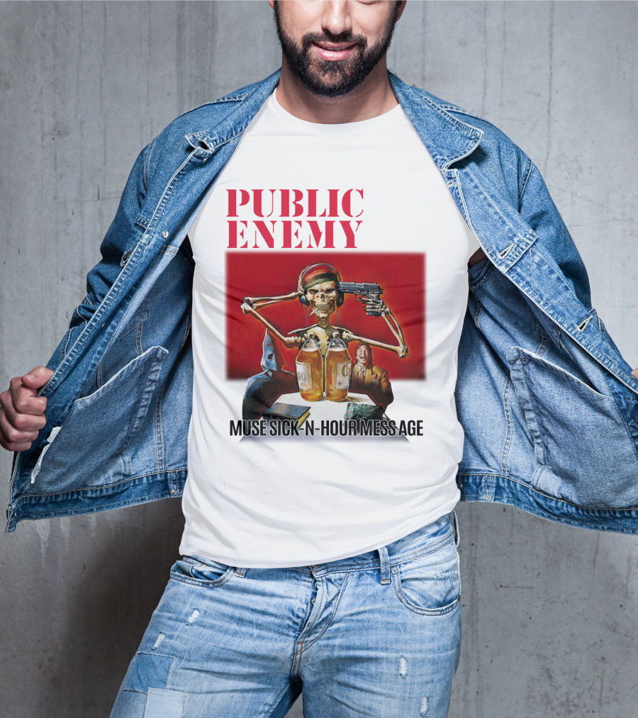 Public Enemy Muse Sick-N-Hour Mess Age T-Shirt