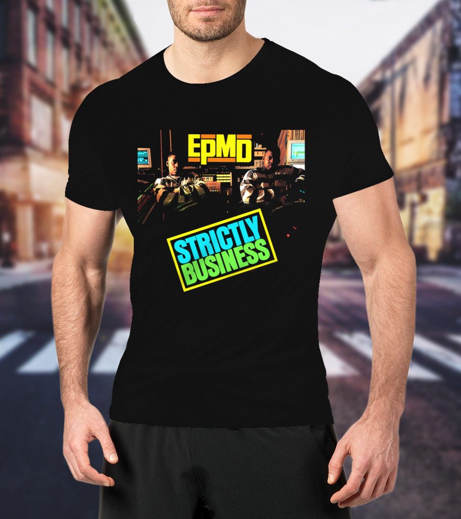 Epmd Strictly Business Album Cover With Studio T-Shirt