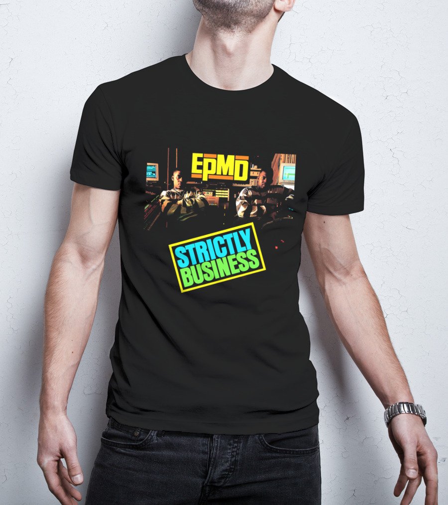 Epmd Strictly Business Album Cover With Studio T-Shirt