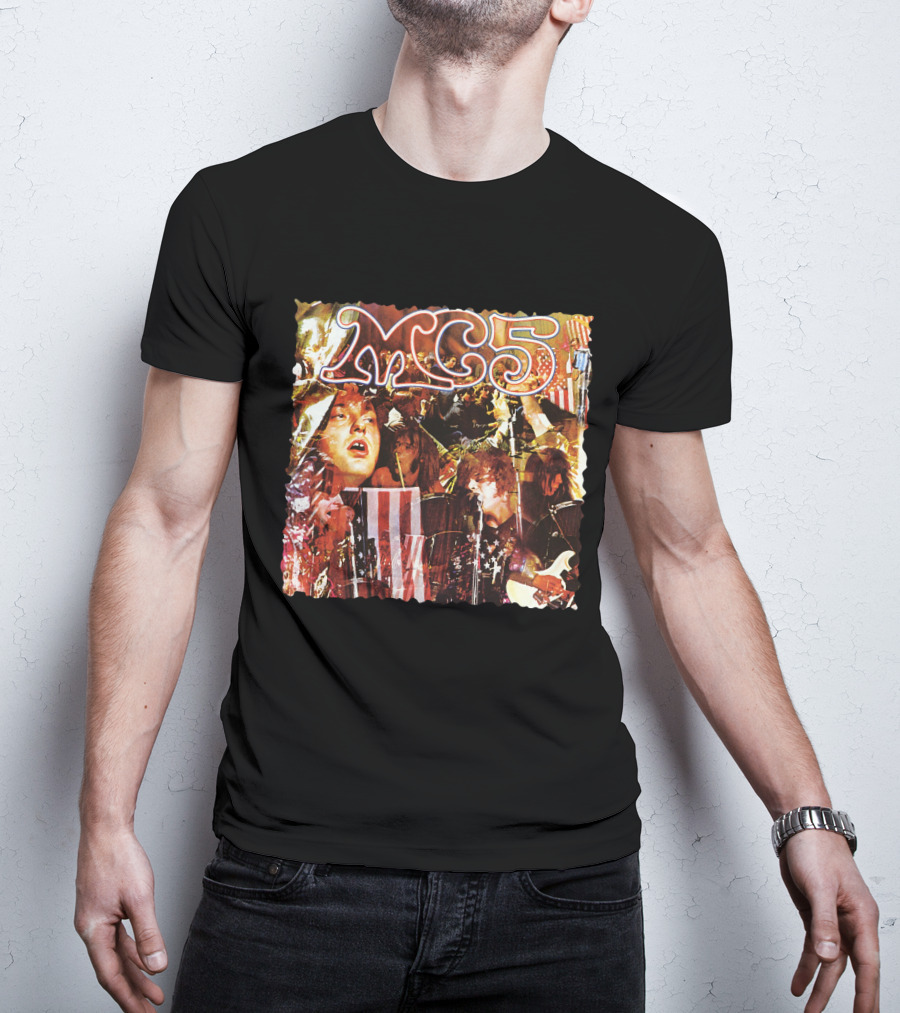 Mc5 American Band Iconic Collage Artwork T-Shirt