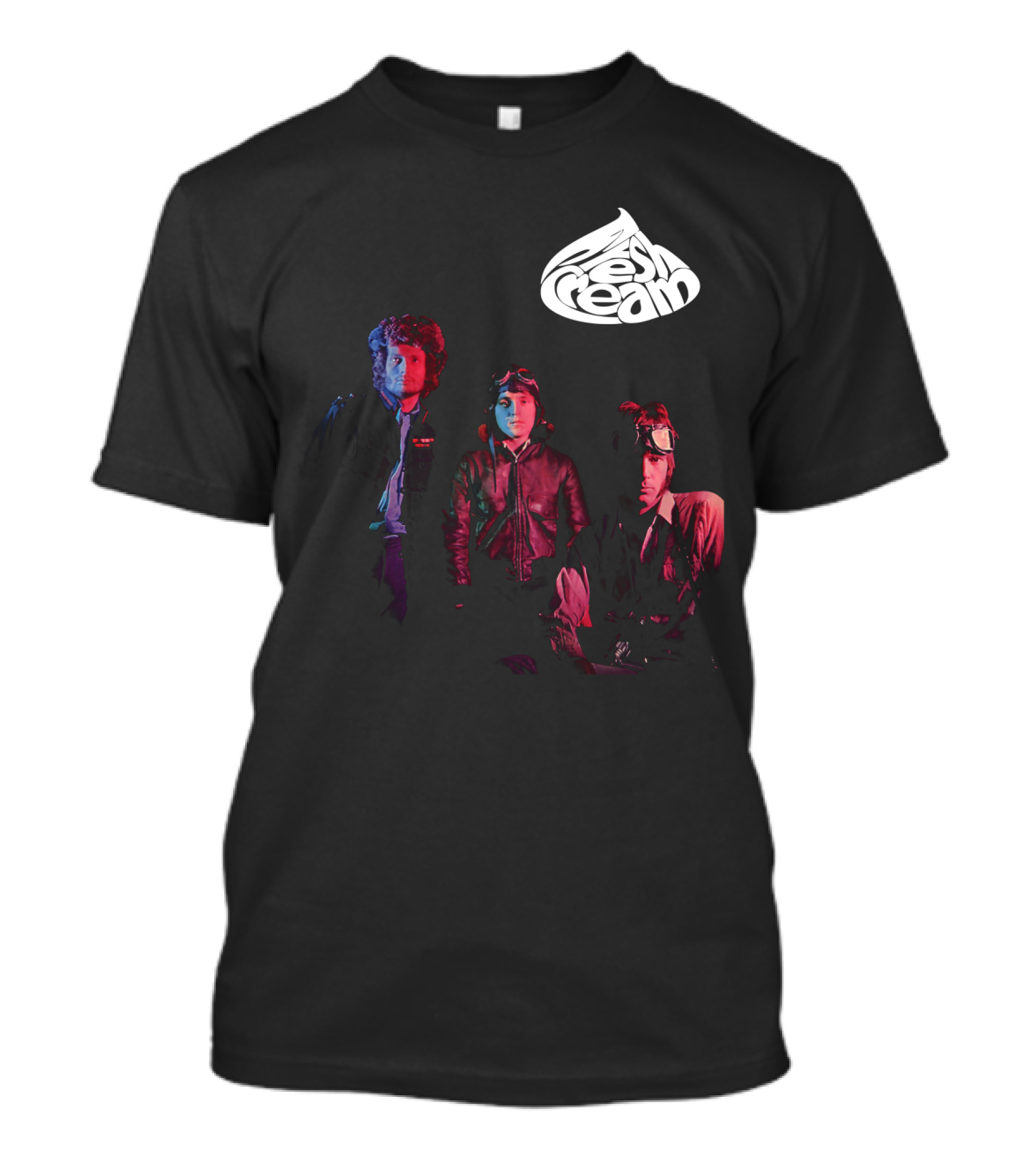 Fresh Cream Band Members Photography T-Shirt