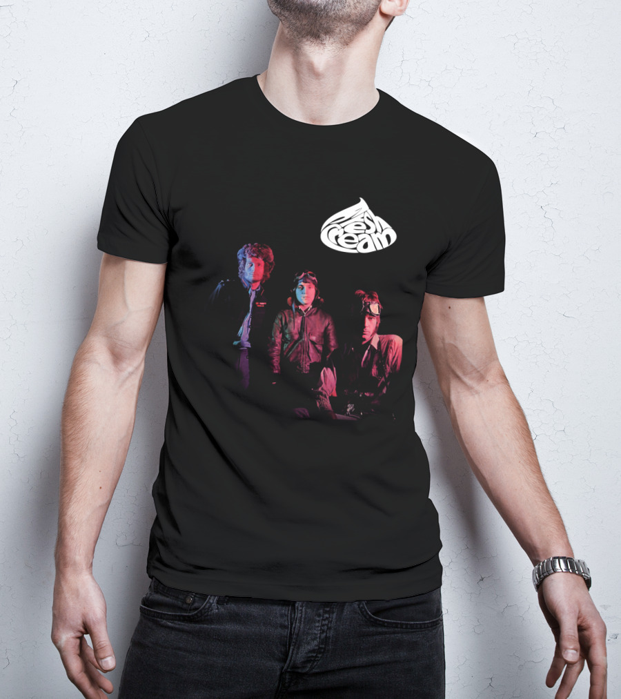 Fresh Cream Band Members Photography T-Shirt