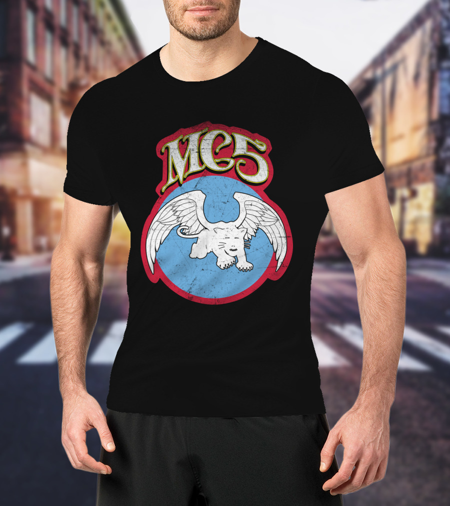Mc5 Kick Out The Jams Winged Panther T-Shirt