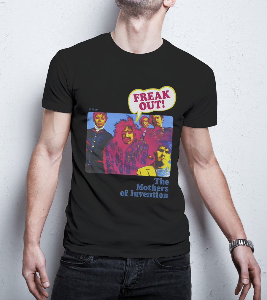 Freak Out The Mothers Of Invention Vintage Album Cover T-Shirt