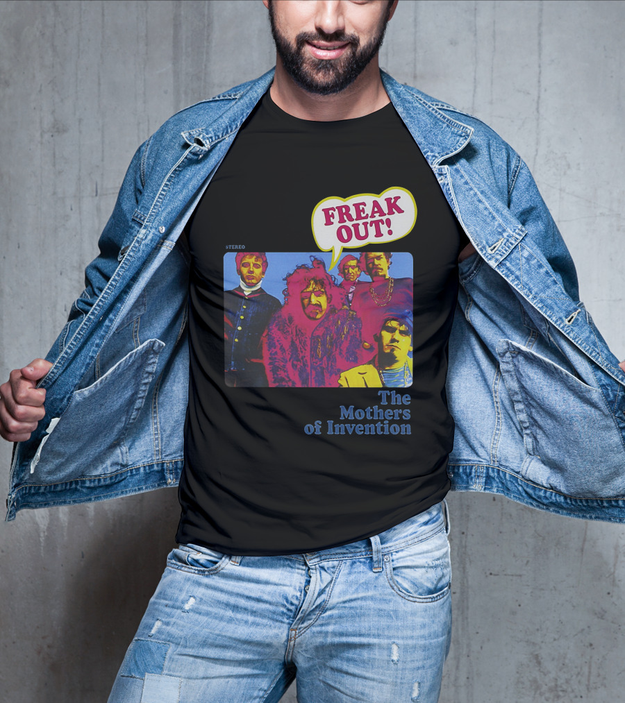 Freak Out The Mothers Of Invention Vintage Album Cover T-Shirt