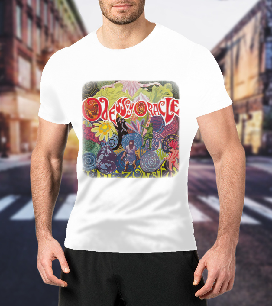 Odessey And Oracle The Zombies Psychedelic Floral T-Shirt