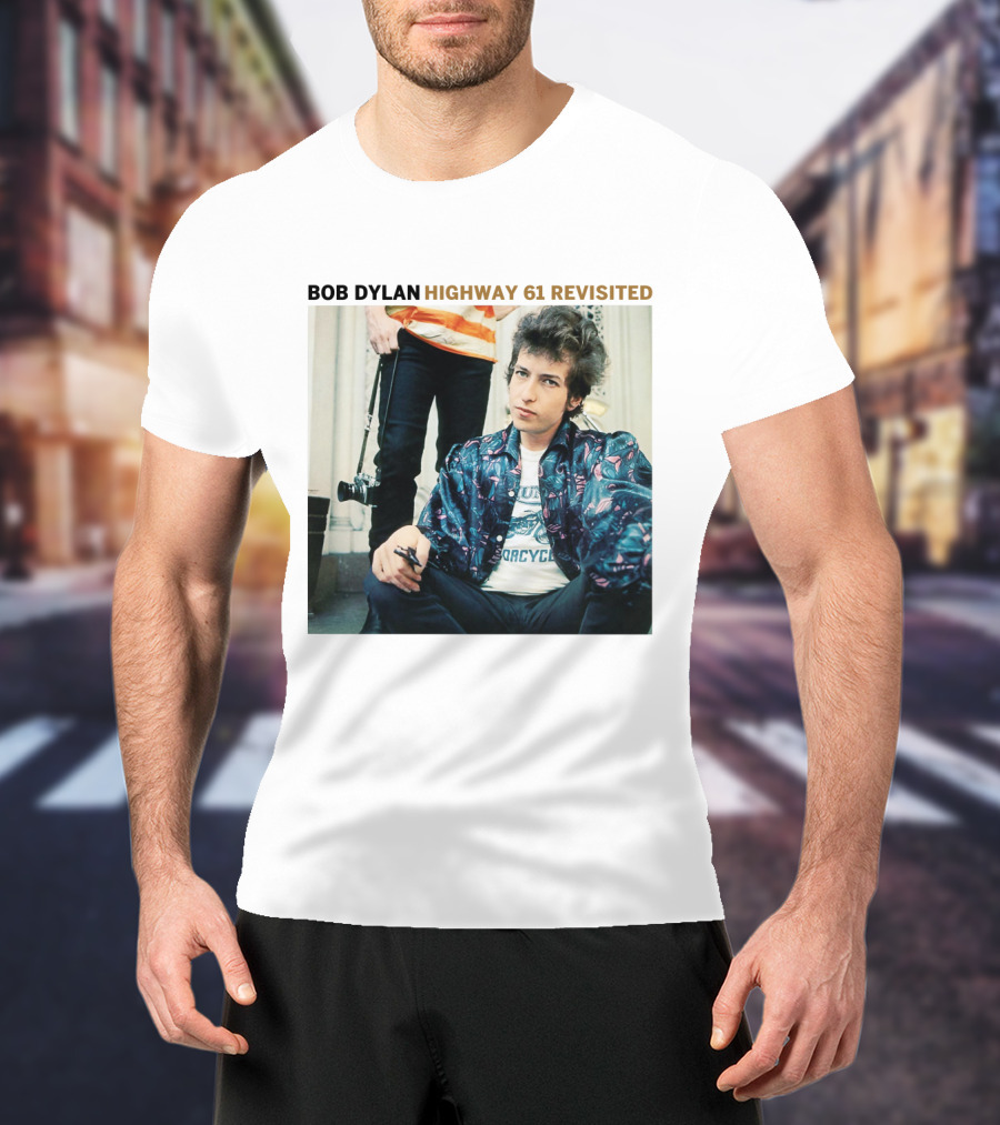 BOB DYLAN HIGHWAY 61 REVISITED 1965 ICONIC ALBUM COVER IMAGE T-Shirt