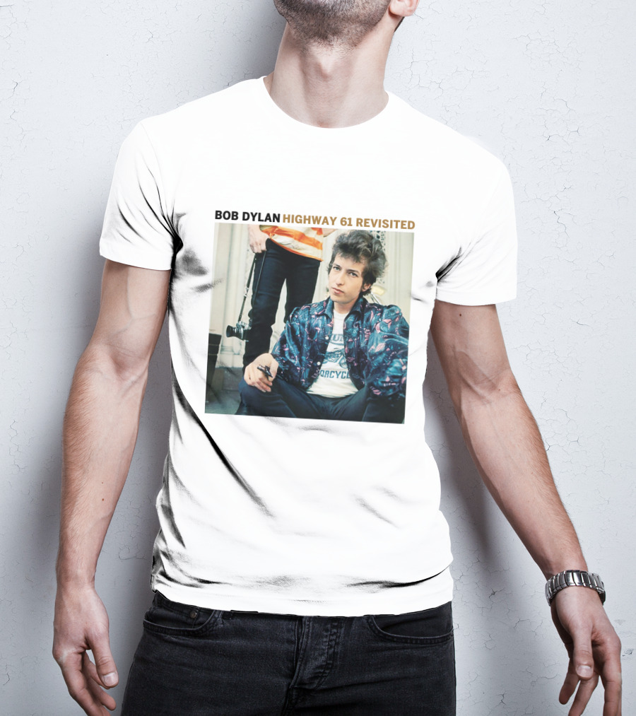 BOB DYLAN HIGHWAY 61 REVISITED 1965 ICONIC ALBUM COVER IMAGE T-Shirt