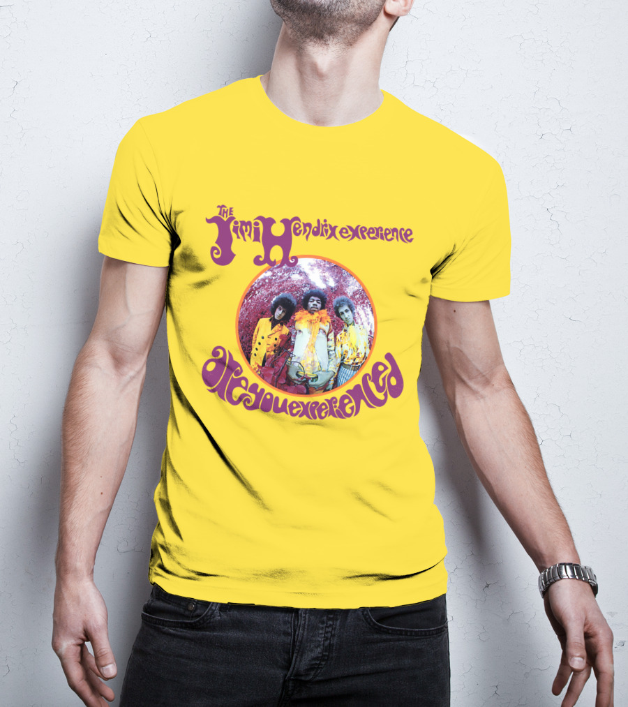 The Jimi Hendrix Experience Are You Experienced Psychedelic Band Image T-Shirt