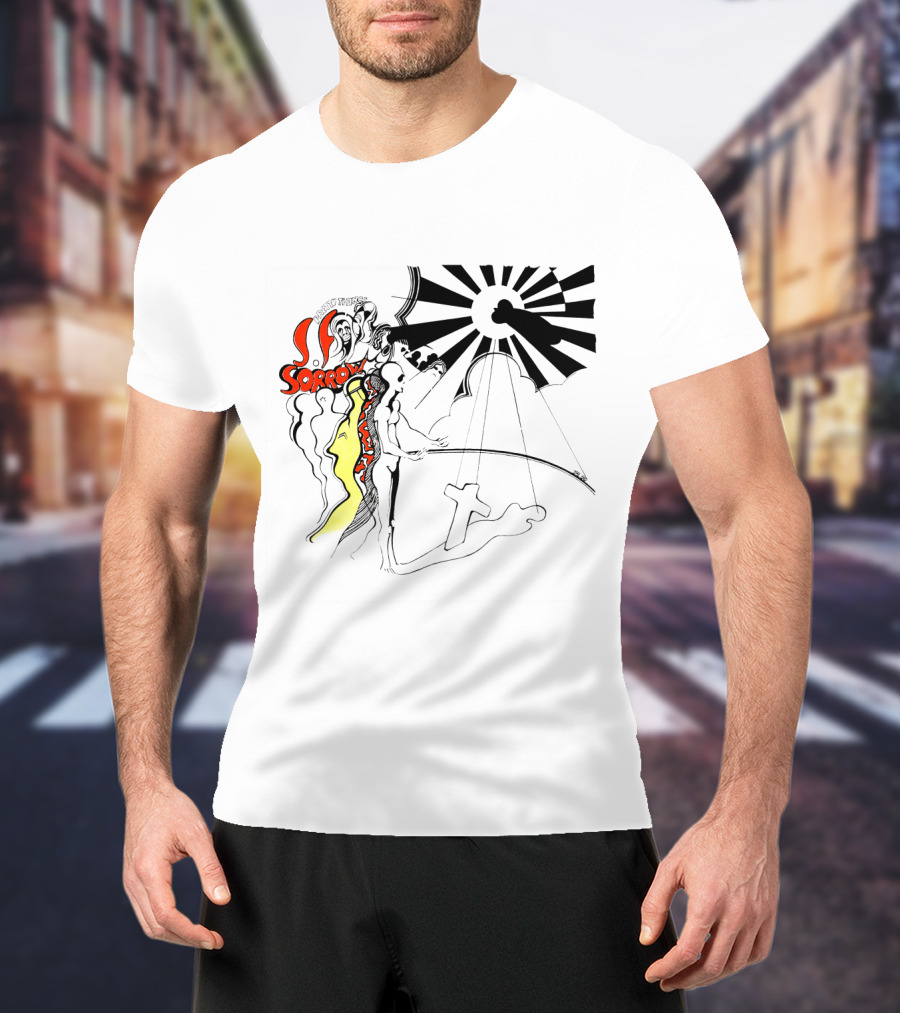 The Pretty Things SF Sorrow Psychedelic Cloud Sun Cross T-Shirt