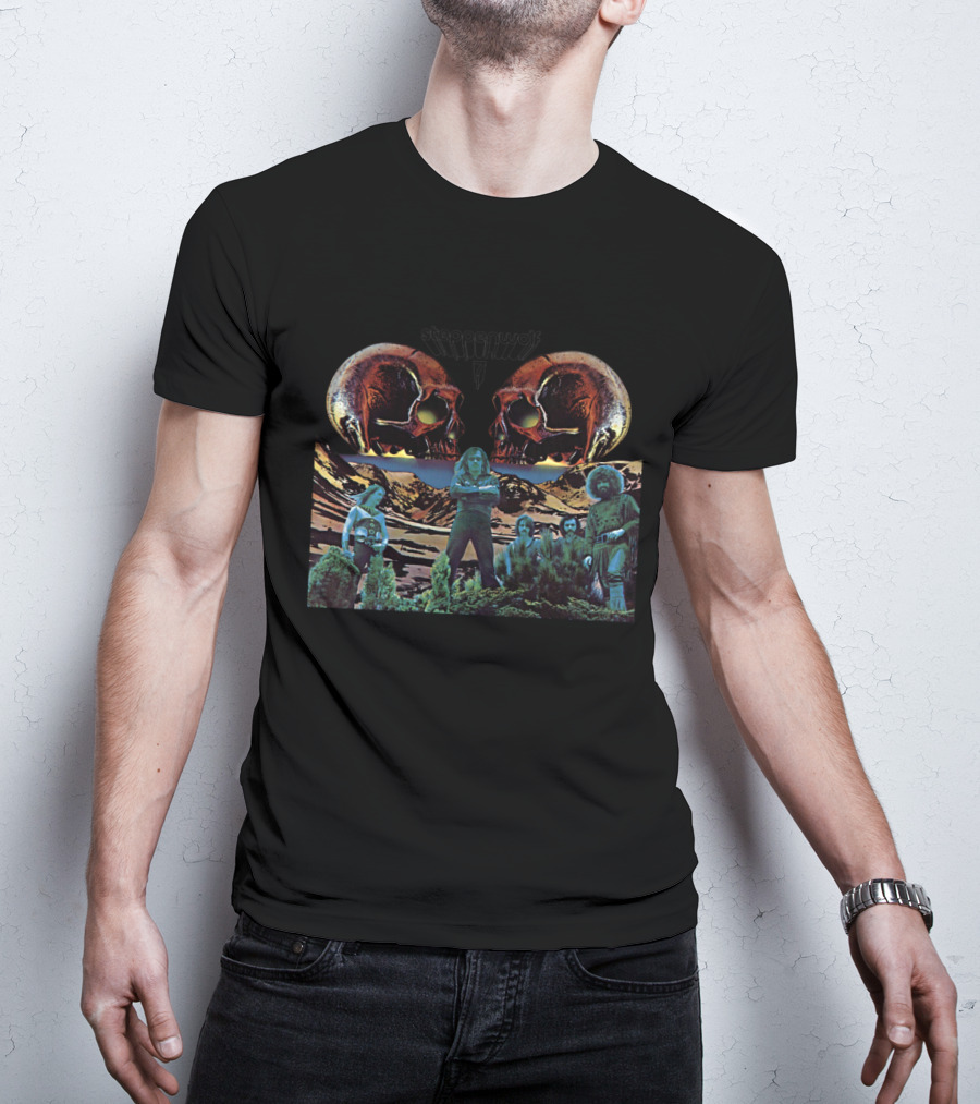 Steppenwolf Band Vintage Skull Collage T-Shirt